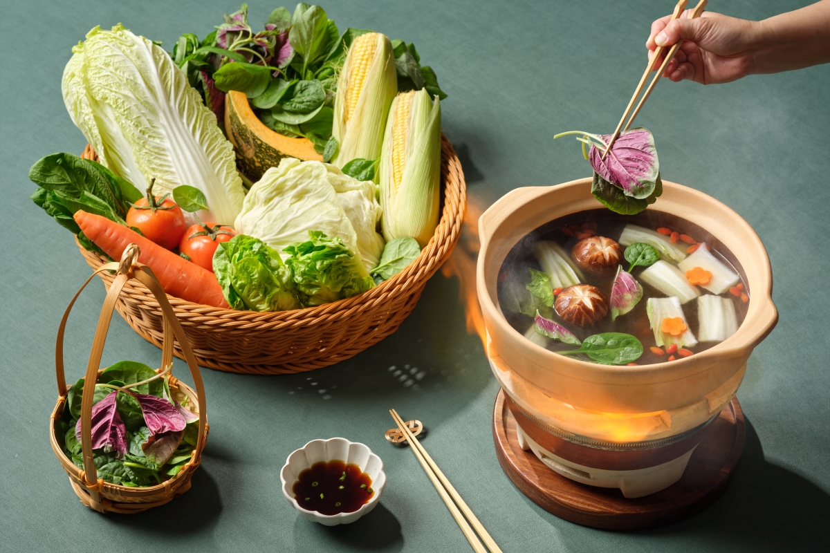Organic_Assorted_Vegetables_Shabu_Shabu_1200x800px image Si Chuan Dou Hua Restaurant & ZENXIN Organic Mark Five Years of Partnership: A Celebration of Wellness and Longevity